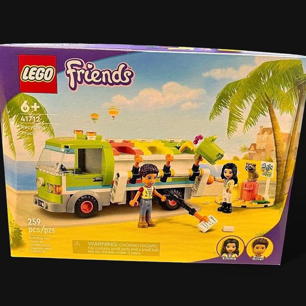 LEGO Friends 41712 Recycling Truck 259 Piece Set New in Box